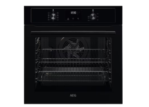 Aeg BEX33501EB Black 59.4cm Built In Electric Single Oven - Black