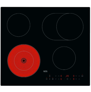 Aeg HRX64360CB 59cm Ceramic Hob - Black