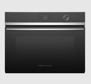 Fisher_Paykel OM60NDLX1 Compact Combination Microwave 49L, 21 Function, 2.4" Screen + Dial, Contempo