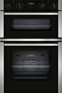 Neff U1ACE2AN3B 59.4cm Built In Electric Double Oven - Stainless Steel