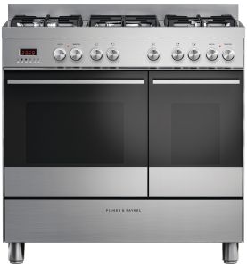 Fisher & Paykel OR90L7DBGFX1 Stainless Steel 90Cm Dual Fuel Range Cooker