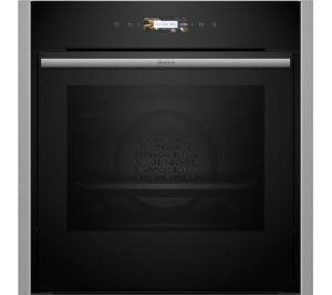 Neff B54CR71N0B N 70 Slide & Hide Single Pyrolytic Oven
