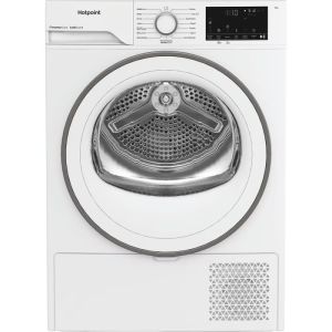 Hotpoint CHD93MWWUK White Hotpoint Heat Pump Tumble Freestanding, 9Kg