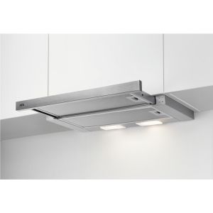 Aeg DPB3632S 60cm Silver Pull Out Hood