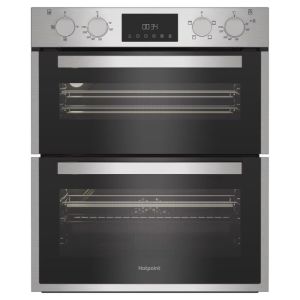Hotpoint DUH10DIX Built Under Electric Fan Oven 48L / 38L - Stainless Steel