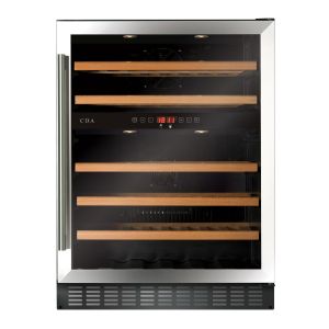 CDA FWC604SS Freestanding/under counter wine cooler, Dual temperature zones, 