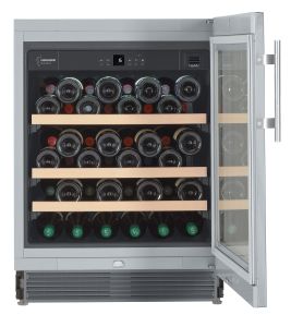 Liebherr UWKes1752 Steel Glass Door Wine Cooler