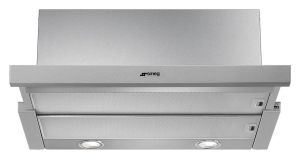 Smeg KSET600XE S-Steel Stainless Steel Grey Telescopic Hood