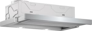Bosch DFM063W56B Silver Metallic 60Cm Telescopic Hood