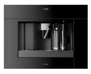 Cda VC820BL Built-in fully automatic coffee maker, full TC, 'Procino' black