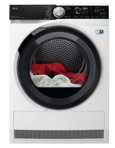 AEG TR959M6BC Wifi Connected 9Kg Heat Pump Tumble Dryer - White