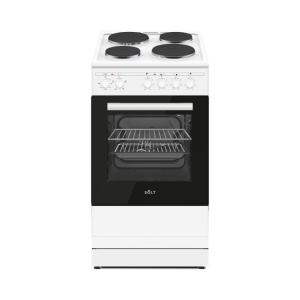 Solt SSCC50WH White 50Cm Solid Plate Cooker