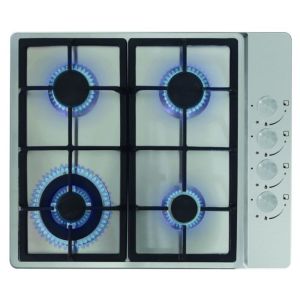 Cata UBGHFFJ60.1 60cm Stainless 4 Burner Nat Gas Hob