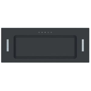 Cata UBICON52BK.1 52cm Black Glass Canopy Hood