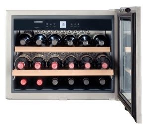 Liebherr WKEes553 Steel Glass Door Wine Cooler