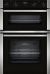 Neff U1ACE2AN3B 59.4cm Built In Electric Double Oven - Stainless Steel