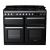 Rangemaster ESDLB110DFPGBL/CM1 Estel Deluxe BC 110cm Dual Fuel Gloss Black