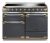 Rangemaster Els110eisl/Ab Elise 110Cm Induction Ccoker In Slate And Antique Brass