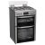 Hotpoint HDD6GDC2WX Dual Fuel Double Cooker 60CM - 75L / 38L with Glass Lid