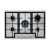 Aeg HGX75400SM 75cm wide 5 burner gas hob