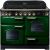 Rangemaster CDL110EIRG/B 113080 Classic Deluxe 110cm Electric Cooker with Induction Green and Brass