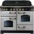 Rangemaster CDL110EIRP/B 114560 Classic Deluxe 110cm Electric Cooker with Induction Royal Pearl and Brass