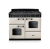 Rangemaster CLO110DFPPCR/CM1 14216 New Classic OC 110 Dual Fuel Pale Cream Chrome