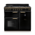 Rangemaster CLDL100DFPGBL/AB1 18295 New Classic Deluxe 100 Dual Fuel Gloss Black Antique Brass