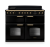 Rangemaster CLDLB110EIPCBL/AB1 18384 New Classic Deluxe Bottom Cavity 110 Induction Charcoal B