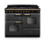 Rangemaster CLDLO110DFPSLT/AB1 18325 New Classic Deluxe OC 110 Dual Fuel Slate Antique Brass