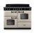 Rangemaster CLDLO110EIPPCR/AB1 18348 New Classic Deluxe OC 110 Induction Pale Cream Antique Br