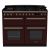 Rangemaster ESDLB110DFPBOR/AB1 Estel Deluxe BC 110cm Dual Fuel Bordeaux
