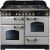Rangemaster CDL110DFFRP/B 114480 Classic Deluxe Duel Fuel 110cm  Range Cooker Royal Pearl and Brass