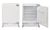 White Knight ATBUL100 Integrated Undercounter Larder Fridge