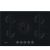 Whirlpool GOWL758/NB W Collection Gas On Glass 75 Cm Cast Iron, Flexi Lame Full Width Grids