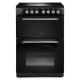 Rangemaster 128120 Black/Silver 60Cm Induction Classic Black And Chrome