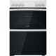 Indesit ID67V9KMWUK 60Cm Electric Double Cooker , Steam And Clean , Antistick Tray , Click And Clean