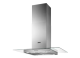 Aeg DIX3950S 90cm flat glass Island hood, stainless steel and glass, push button controls