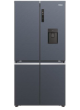 Haier HCR5919EHMB 90cm Freestanding American Fridge Freezer - Brushed Black