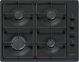 Neff T26BKP6S0 60cm, 4 burners, 2 Cast iron finish supports, new standard sword dials, Side control