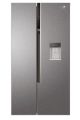 Hoover HHSWD918F1XK 1.77m x 90cm, Side By Side Fridge Freezer, No Frost, Water Through Door, Electro