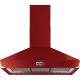 Falcon FHDSE1092RD/N 90870 FALCON 1092 Super Extract Hood Cherry Red Nickel