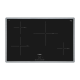 Bosch PIE845BB1E Black glass surface with stainless steel trim4 heat zonesElectronic touch controlsE