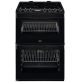 Aeg CCB6741ACB Black 60Cm Electric Ceramic Double Oven