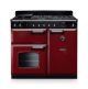Rangemaster CL100DFPBOR/CM1 14192 New Classic 100 Dual Fuel Bordeux Chrome