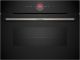 Bosch CMG7241B1B Compact 45cm Oven with Microwave Black