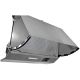 Cata UBINTD60SV.2 60cm Silver Integrated Hood Full Front Flap