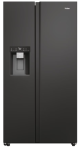 Haier DHSW5918DIPT Freestanding Fridge Freezer 601L Noise Level 37dB, Water Dispenser, Slate Black,