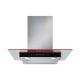 CDA EKN60SS Flat glass extractor with edge lighting, Ducted/re-circulating, Edge lighting in 3 colours