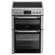 Hotpoint HDE6VDCASX Electric Double Cooker 60CM  with Air Fry - Inox